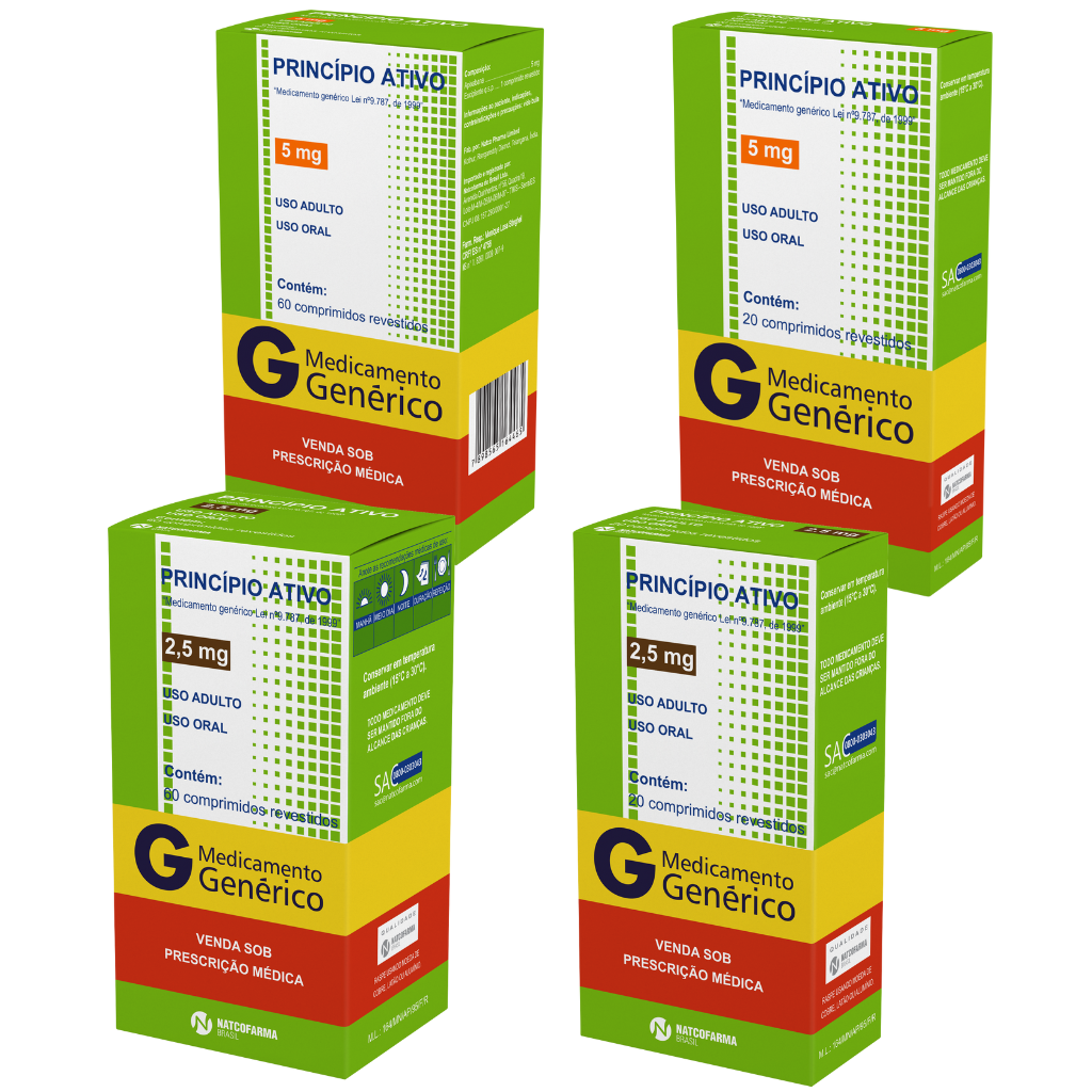 Packshot Apixabana 25 e 5 mg